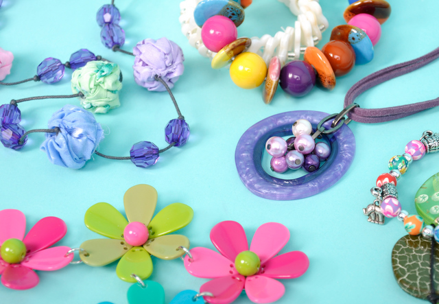 Funky costume jewellery